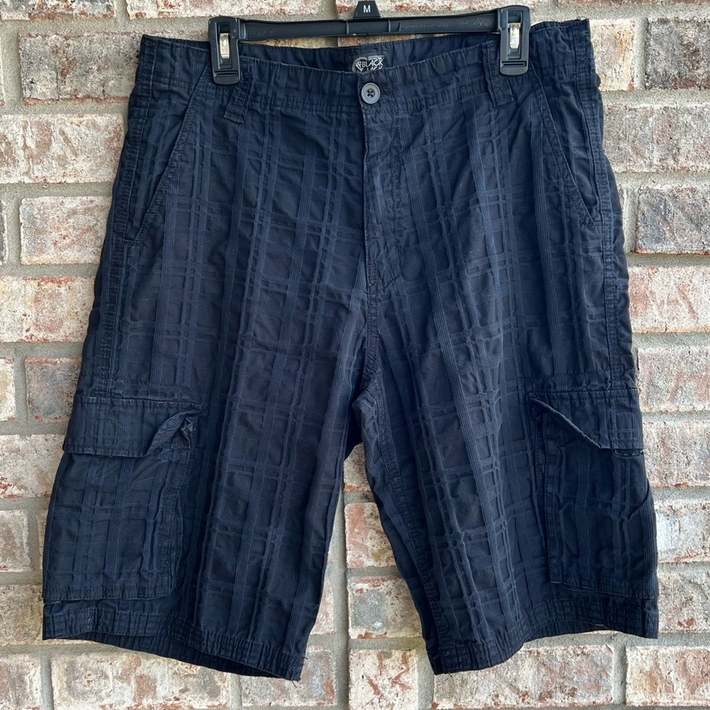 🍒💣 Black Jack black cargo shorts